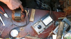 Асинхронный мотор от бетономешалки, ремонт.