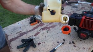 Ремонт бака бензокосы или как запаять пластик