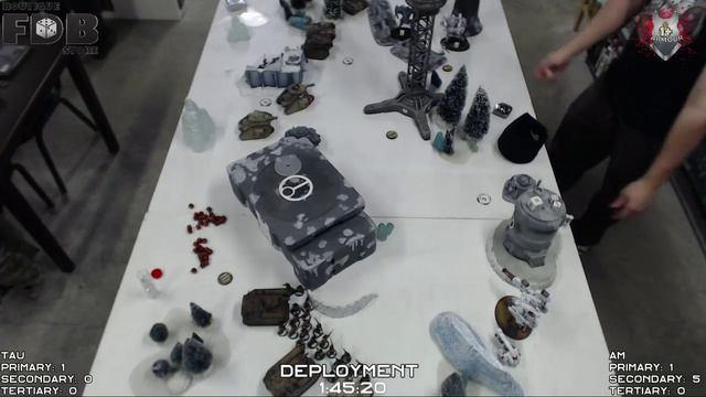 Tau vs Astra Millitarum - Warhammer 40k - 1850pts смотреть онлайн