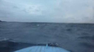 На лодке в волну. Ока-4 и Mercury F4M.