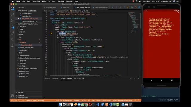 Flutter Graphql Tutorial for beginners - Flutter UI смотреть онлайн