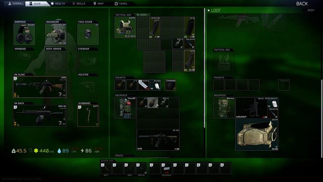 EFT - Escape From Tarkov - Interchange night time 2 PMC kills loot tetris смотреть онлайн