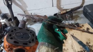 Синтай 120.Замена поршневых колец.