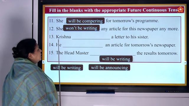 305 - Let's Learn English | Future Continuous Tense | Part 1 of 1 | Smt. Kalpana Heblekar смотреть онлайн