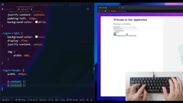 ASMR Programming - Modern Login Page UI Design - No Talking смотреть онлайн