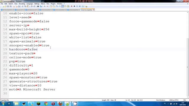 BukkitServer Server properties - Summercrafts смотреть онлайн