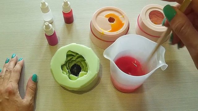 Заливаю мыльные 3д цветы ? Цветы из мыла ? Мастер-класс по мыловарению для начинающих ? Мыло смотреть онлайн