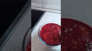 сегодня блюдо ОГОНЬ!  жаренная кровь.