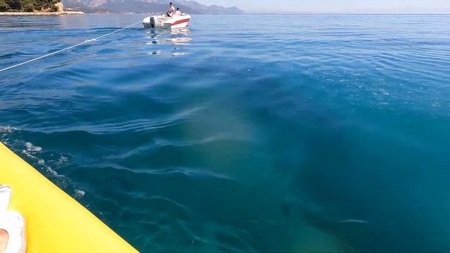 Водные аттракционы на пляже, центр Кемера (Турция), май 2021 OK-TV смотреть онлайн