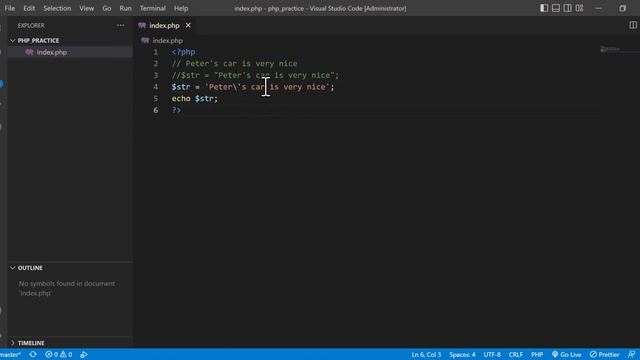 15. String - Part 1 | PHP Tutorial | Basic to Advanced | PHP 8.2 смотреть онлайн