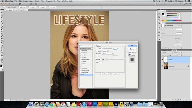 How to add text behind an image in Adobe Photoshop CS5 смотреть онлайн