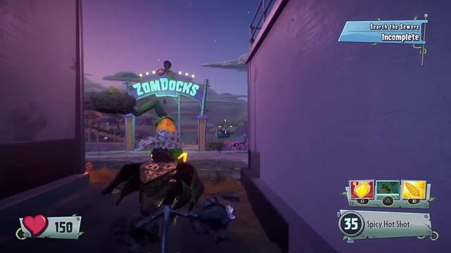 Plants vs Zombies GW2 How to Glitch in the Squash in the Backyard Glitch *With Friends* смотреть онлайн