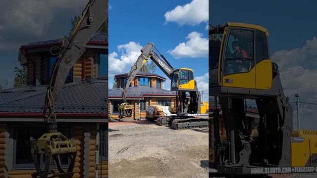 VOLVO EC220DL перегружатель смотреть онлайн