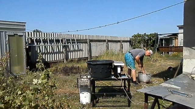 Перосъемная машина своими руками. Качественный ощип бройлеров. смотреть онлайн