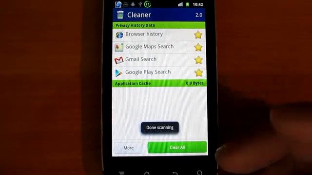 Cleaner,чистим Android смартфон смотреть онлайн