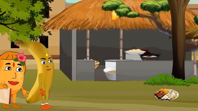 কলার পেটে টুনিপাখি | Kolar Pete Tunipakhi | Bangla Cartoon | Thakurmar Jhuli | Vegetable cartoon смотреть онлайн