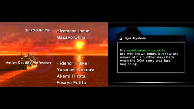 Dead or Alive: Dimensions (Credits) (3DS) (US) смотреть онлайн