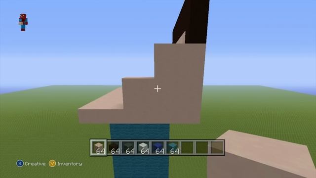 Minecraft Tutorial: How To Make a Steve Statue (Explorer Steve) смотреть онлайн