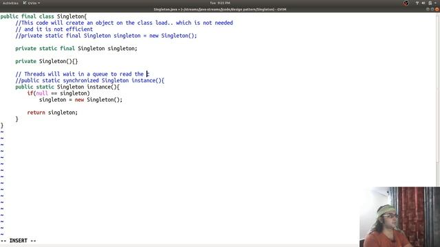 Singleton Design Pattern implementation in Java смотреть онлайн