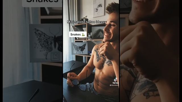 Snake tattoo ideas #shorts смотреть онлайн