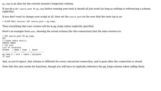 Databases: Temporary schema per connection? (4 Solutions!!) смотреть онлайн