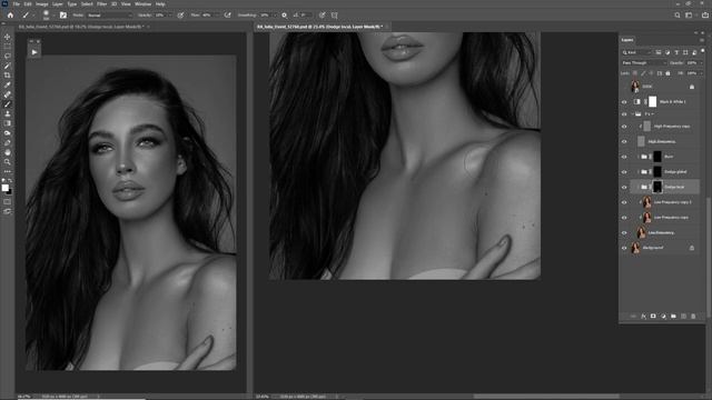 Beauty Portrait Retouch | High End Professional Retouching (Photoshop) смотреть онлайн