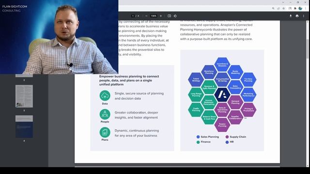 Обзор платформы Анаплан - часть 1, применение и connected planning смотреть онлайн