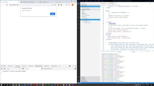 03 JavaScript: External Scripts And Syntax Errors смотреть онлайн