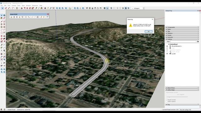 Easy Roads in SketchUp with INSTANT ROAD! смотреть онлайн