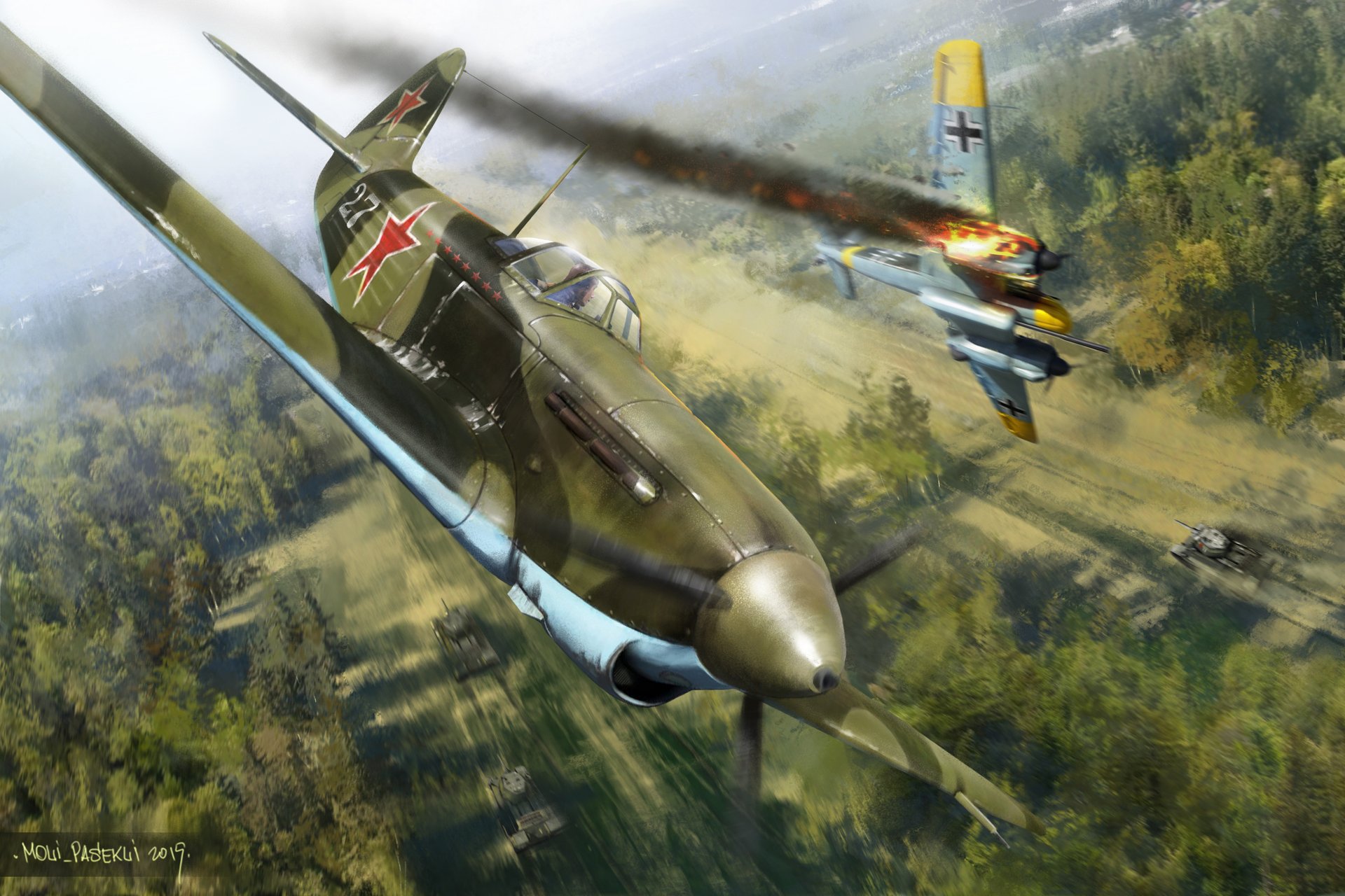Be_WaRRioR на Як-7 Рокет Килл А Вот и пятый #warthundergameplay #warthunder
