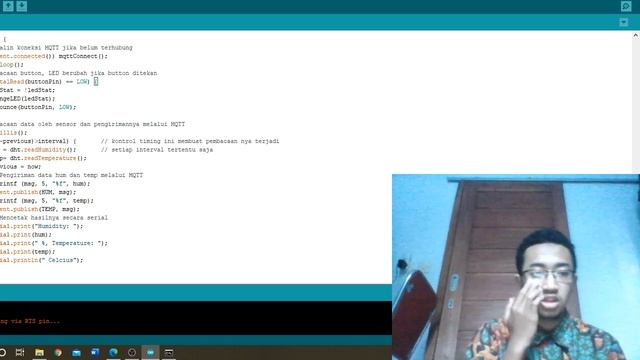 ESP32 dan Node-RED: Sensor DHT, Kendali LED, dan Komunikasi Wireless berbasis MQTT смотреть онлайн