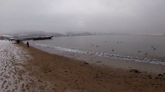 Зимнее море,медузы,Маяк, горячий раф, Магадан,ноябрь. Прогулки с Анжелиной. Современный Магадан 202 смотреть онлайн