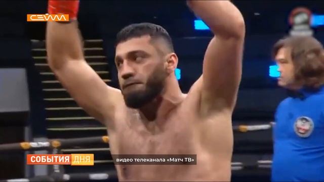 Курский боксёр Орхан Гаджиев одержал 13 победу на профессиональном ринге смотреть онлайн