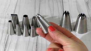 Обзор кондитерских насадок Насадки для крема и зефира