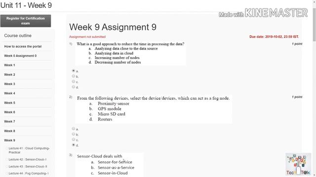Introduction To Internet Of Things || Week-9 Assignment #NPTEL смотреть онлайн