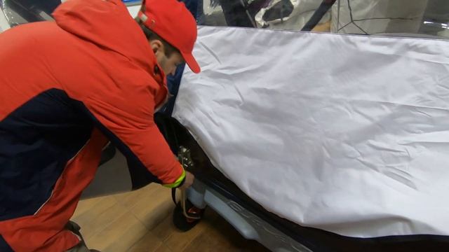 Тент КОМБИ на лодку Скат 400Fi