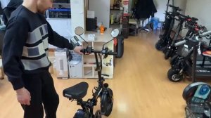 Электровелосипед складной Wenbox Мини. Складной и компактный. До 35км/ч