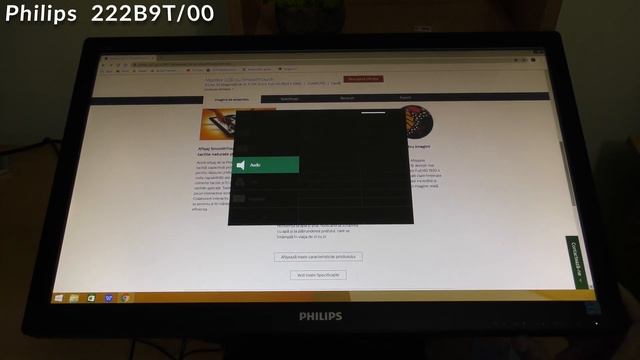 Monitor cu ecran tactil - Philips 222B9T: prezentare
