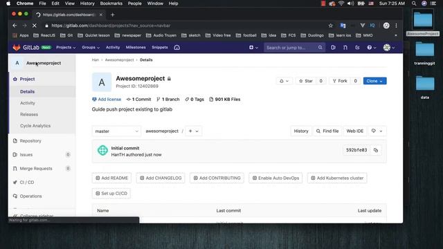 Git Tutorial 2: Push An Existing (Folder/Repository) To Git смотреть онлайн