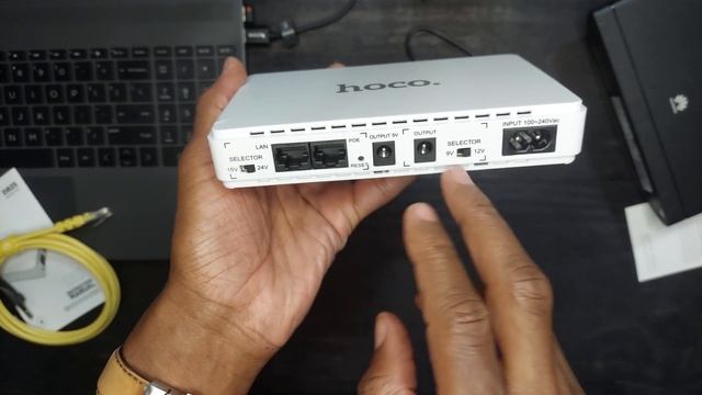 Hoco 8800mAh Mini DC UPS with POE function - 5V/9V/12V/24V смотреть онлайн