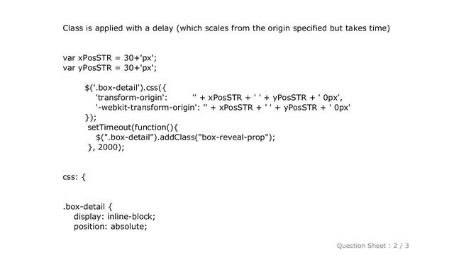 HTML : Jquery Css Function slow to add property to div? смотреть онлайн