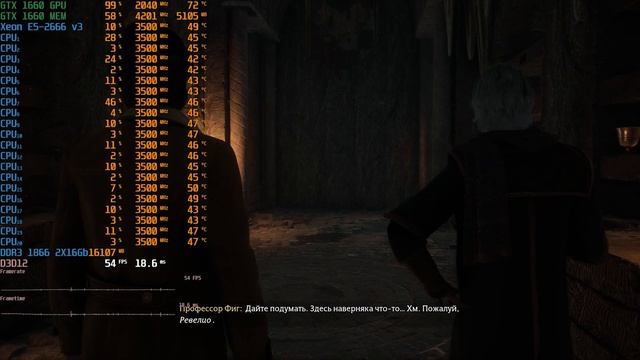 GTX 1660 6Gb (MSI), Xeon E5-2666v3 в Hogwarts Legacy смотреть онлайн