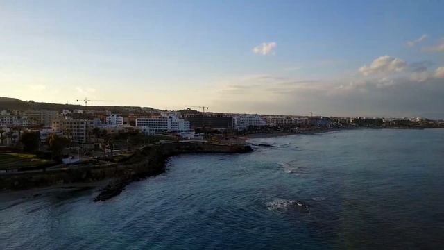 Protaras Sunrise Beach Aerial Video - The Island of Cyprus смотреть онлайн