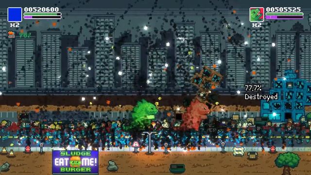ДВЕ УГАРНЫЕ ГОДЗИЛЛЫ ЖРУТ И ОРУТ в Terror of Hemasaurus смотреть онлайн