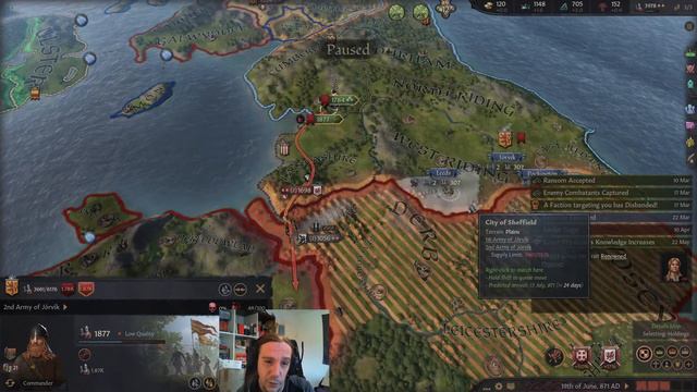 Halfdan Whiteshirt - Ep 02 RP Gameplay Crusader Kings 3 CK3 смотреть онлайн