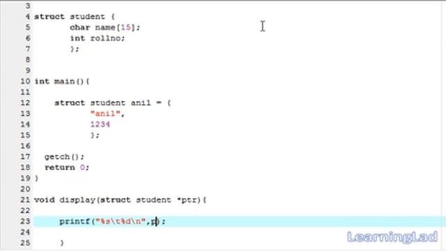 Passing Structure to a Function by Reference in C Programming Video Tutorial смотреть онлайн
