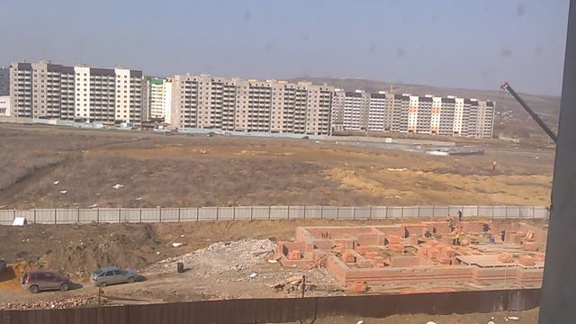 Саратов. Солнечный-2. Начало строительства церкви.