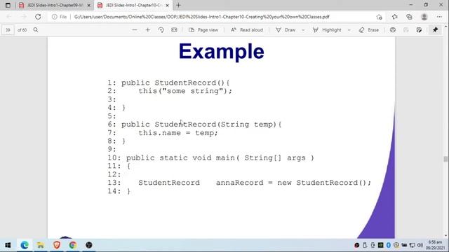 JAVA: CREATING YOUR OWN CLASSES - by Sir Eud смотреть онлайн