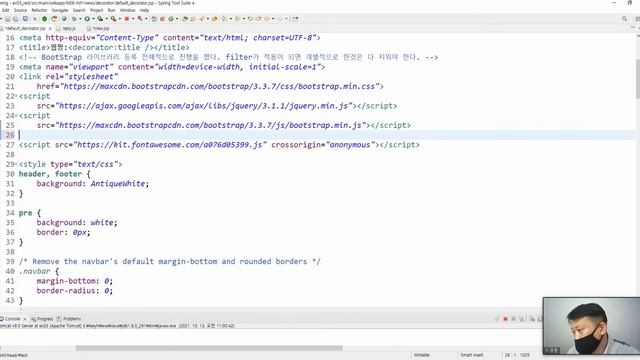 Webjjang Spring ver.2021.09 09-11 댓글 표시할 부분의 코드 작성(웹짱과 함께하는 Spring 5) смотреть онлайн
