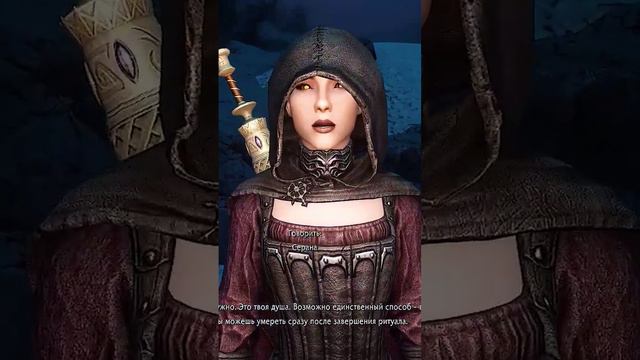 Ирвинг спрашивает у Сераны про вампиризм #skyrim #tesfan #дедирвинг смотреть онлайн